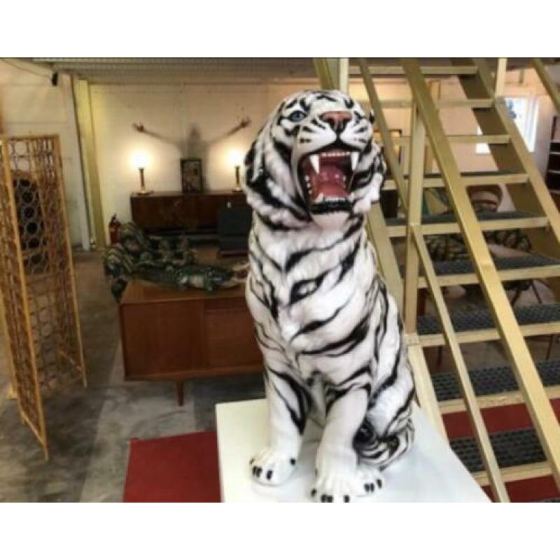 Hollywood regency vintage tijger beeld