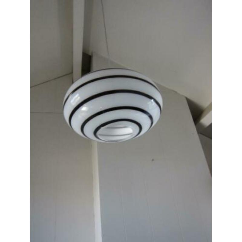 2x VandeHeg Zebra Swirl hanglampen (Ilu di vetro design ? )