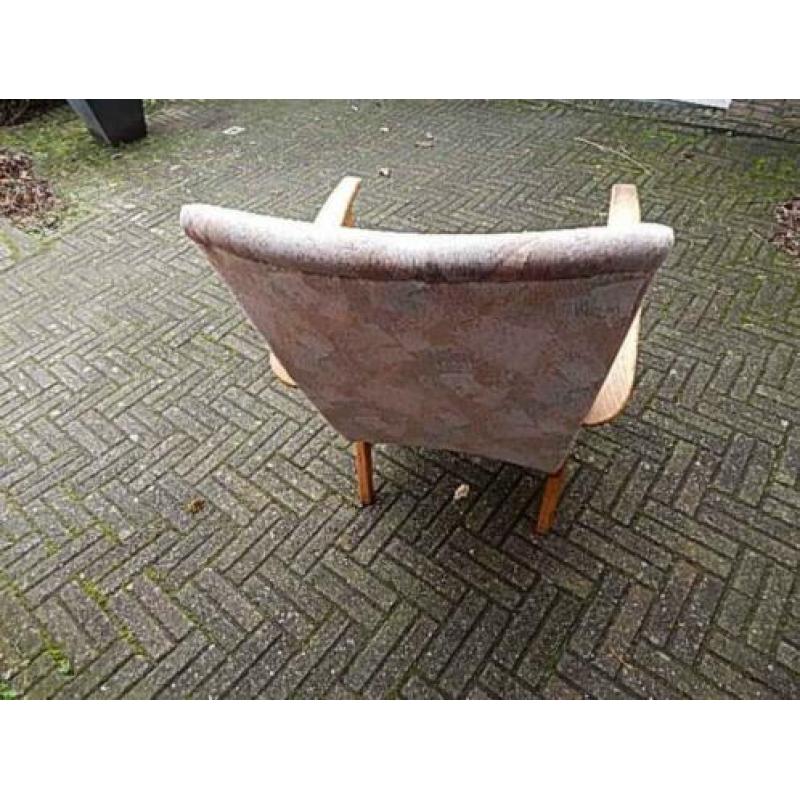 Leuke Retro Stoel - webe brocante eiken gelderland Vintage