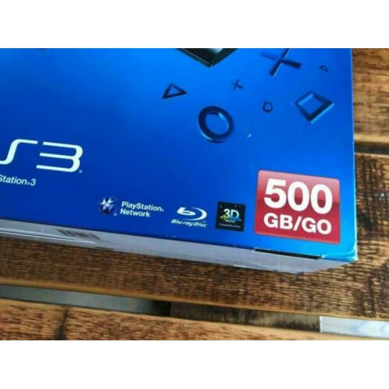 Lege doos Playstation 3 superslim 500GB. PS3 doos .Only Box!