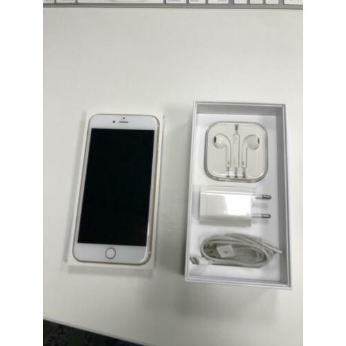 iPhone 6 Plus 64gb rosé goud met doos, oplader en oortjes