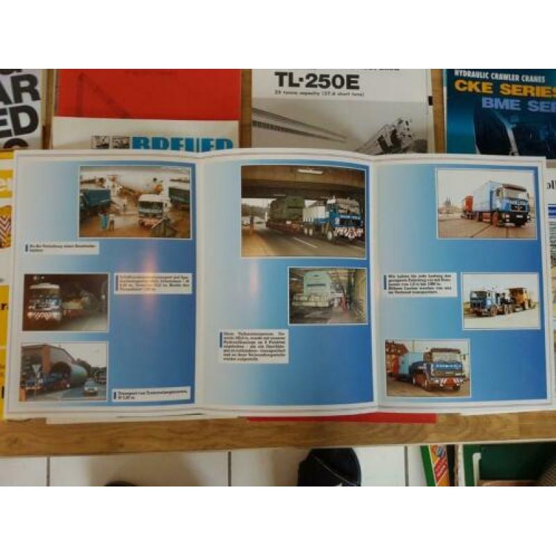Partij folders Liebherr Tadano Kobelco Kato Demag Grove