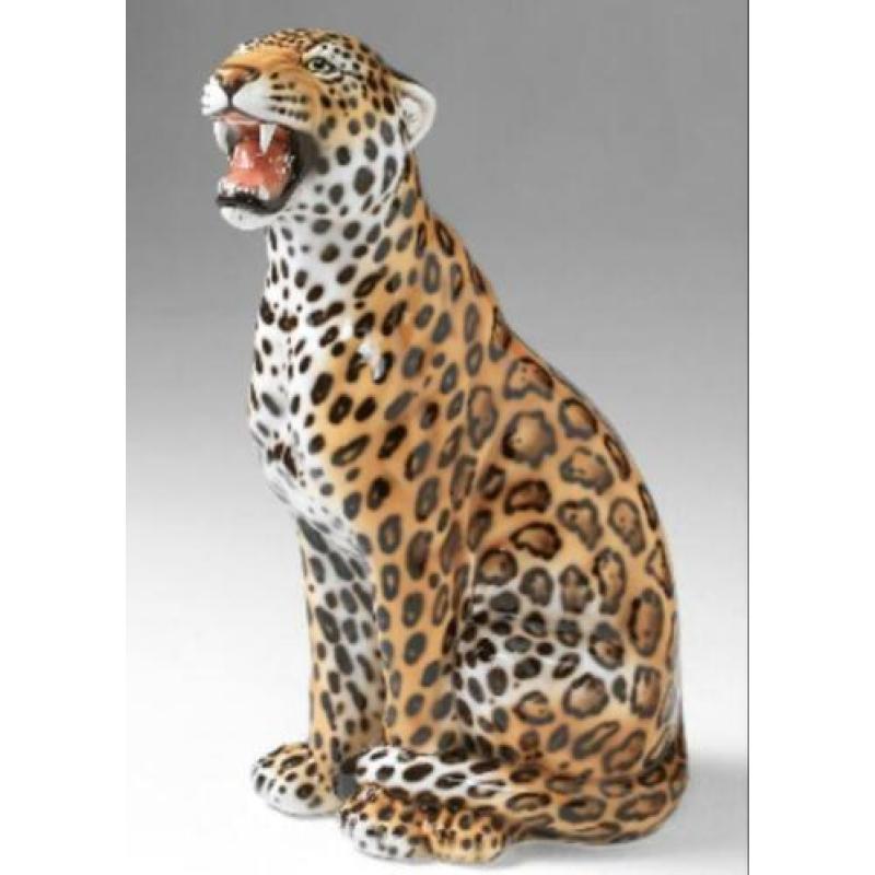 Hollywood regency vintage tijger beeld