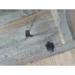 Kapstok steigerhout met 5 nagelen NIEUW