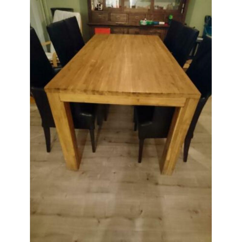 Eettafel teak 180x90