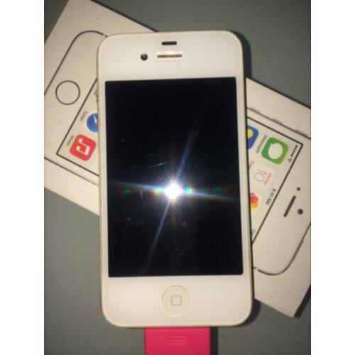 iPhone 4s te koop.werkt uitstekend! Kleur is wit. Met snoer.