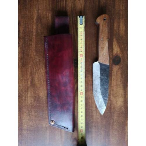 Handgesmeed Brut de Forge, jacht/bushcraft/kampeer mes
