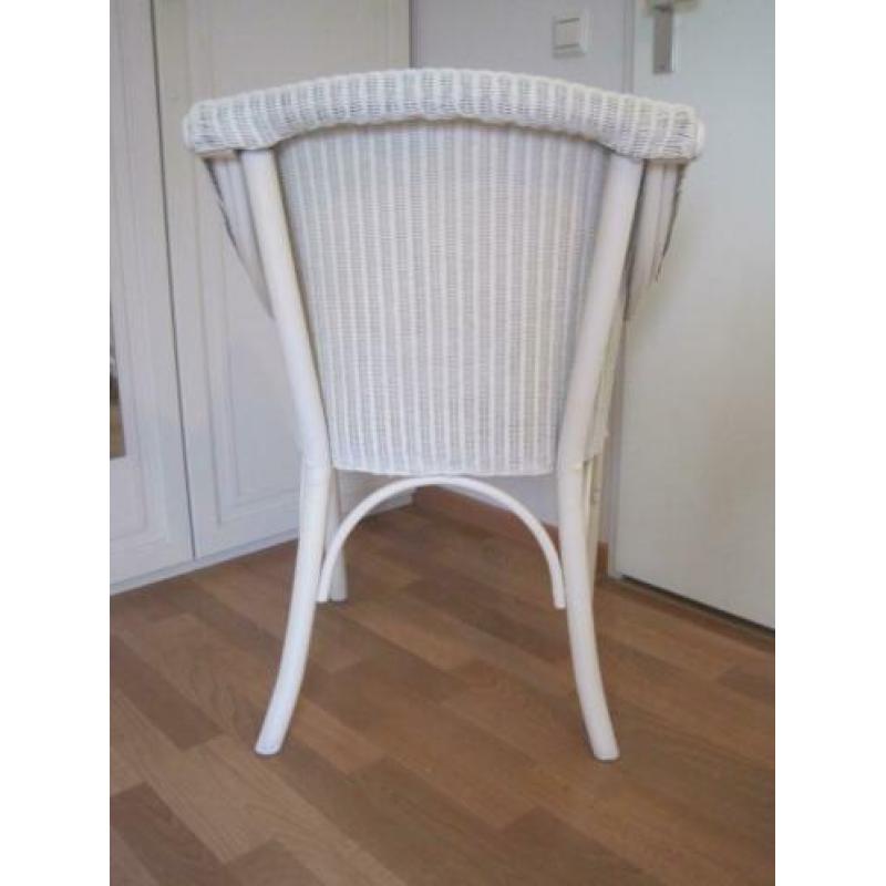 In prijs verlaagd: offwhite Lloyd Loom fauteuil incl. kussen