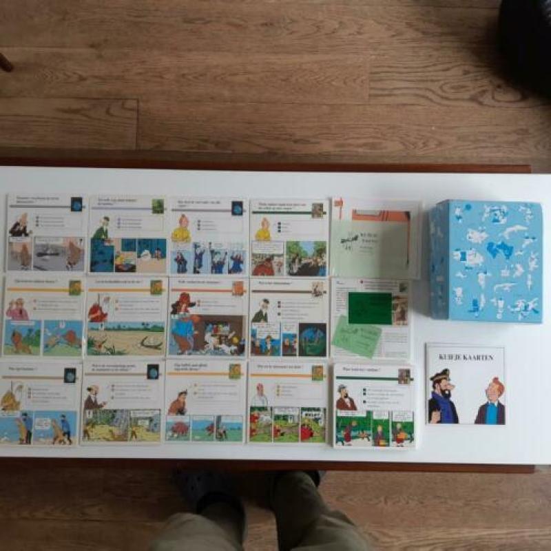 Kuifje encyclopedie kaarten.