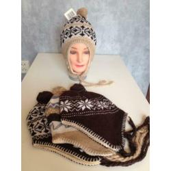 zwart-wit+grijs-wit+bruin-wit+beige-wit WINTER MUTS nieuw