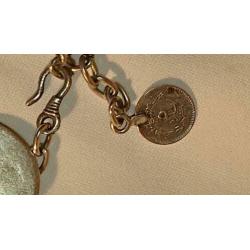 Vintage verzilverd collier