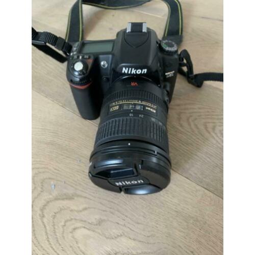 Nikon D80 spiegelreflex camera incl lens