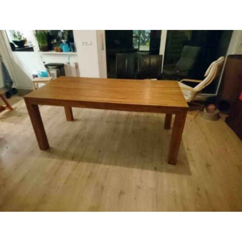 Eettafel teak 180x90