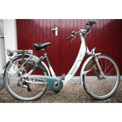 Sparta ion M gear elektrisch fiets wit/groen, als nieuw