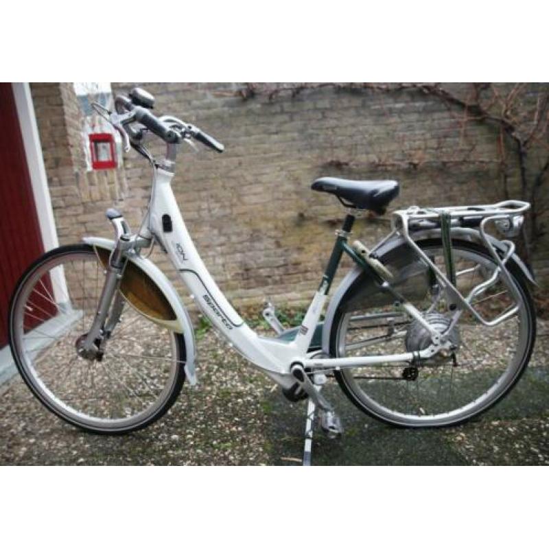 Sparta ion M gear elektrisch fiets wit/groen, als nieuw