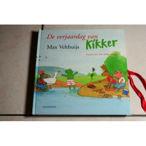 De verjaardag van Kikker / Max Velthuijs flap-uit boek