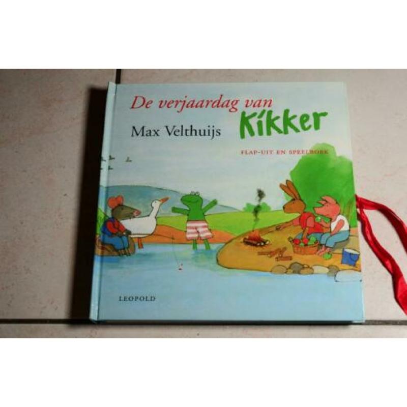 De verjaardag van Kikker / Max Velthuijs flap-uit boek