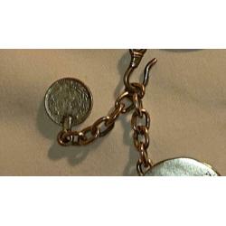 Vintage verzilverd collier