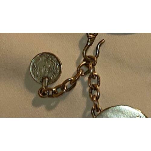 Vintage verzilverd collier