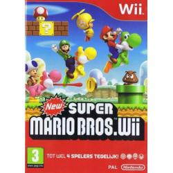 New Super Mario Bros Wii Nieuwstaat Krasvrij incl. boekjes