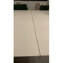 Witte Ikea uitschuifbare tafel