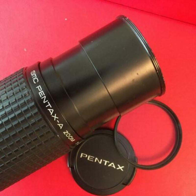 SMC Pentax-A zoom 1:4 70-210mm schoon en helder, Hoya UV