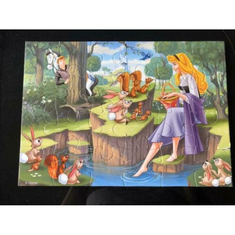 Disney Puzzels Princess (4 puzzels) Goed als nieuw!