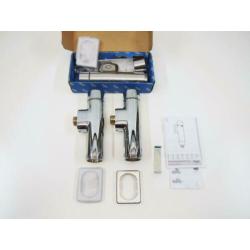 3 X Grohe Rondo toiletspoeler 3/4" met ingebouwde stopkraan