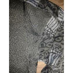 Nieuwe blauwe top van Geisha All over dierenprint Maat S