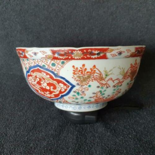Japans porselein - imari "kast" kom - 21,5 cm