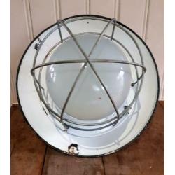 Buitenlamp/kooilamp/bully/wandlamp, vintage, industrieel