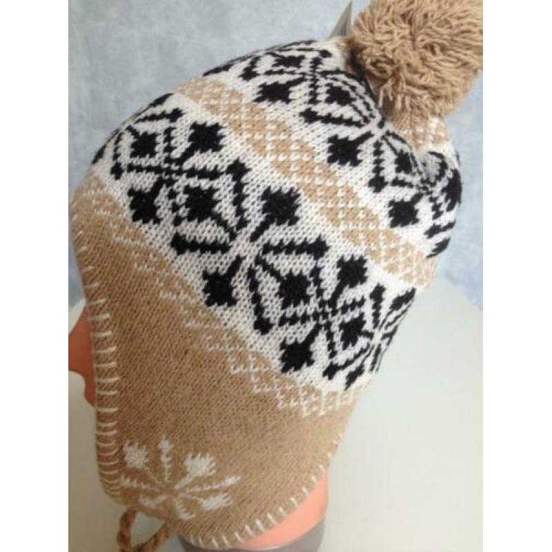 zwart-wit+grijs-wit+bruin-wit+beige-wit WINTER MUTS nieuw