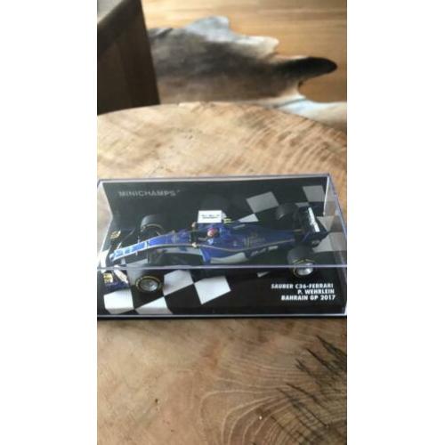 Sauber Ferrari Minichamps 1:43 Wehrlein Bahrein GP 2017