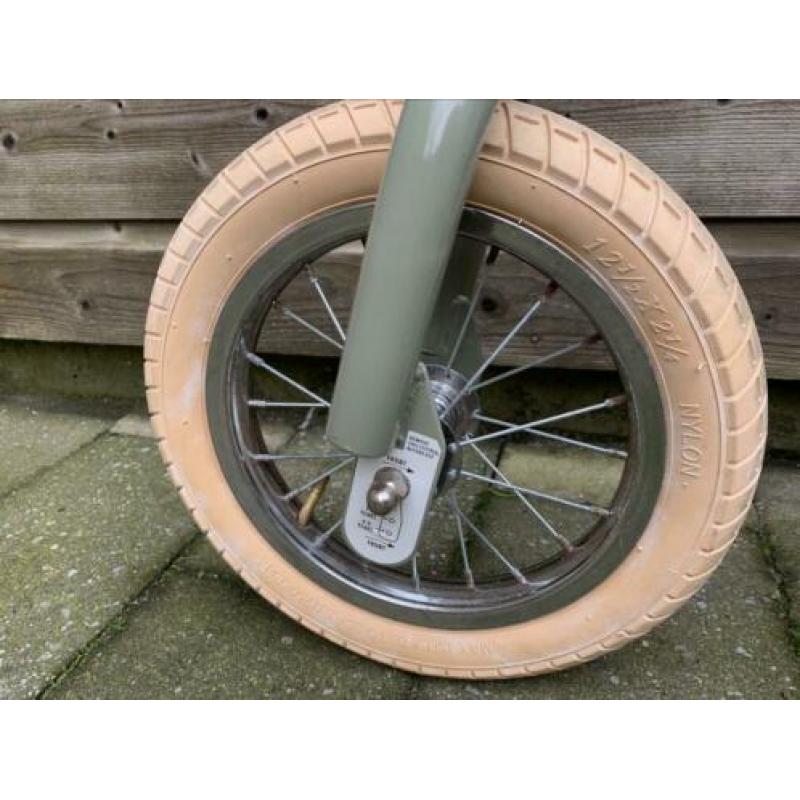 Hippe Trybike vintage groen; 2 in 1 loopfiets. Nieuw!