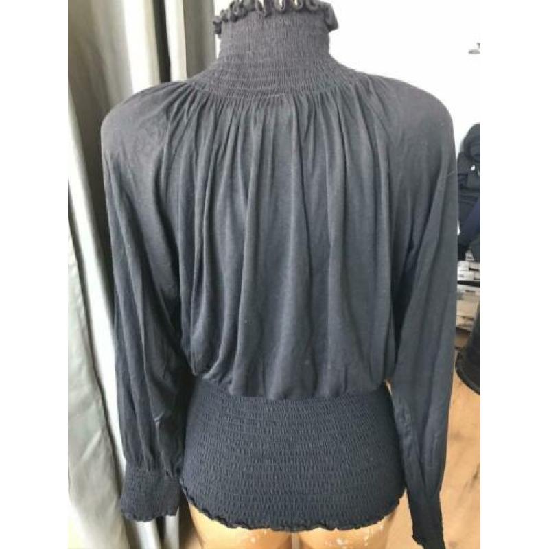 Bonbon zwart shirt lm met turtle nek small
