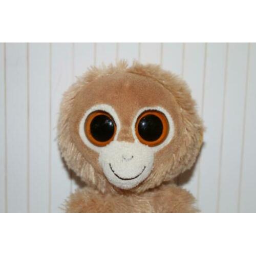 Ty Tangerine Beanie aapje bruin monkey grote ogen cadeatip