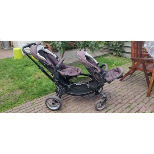 Tweeling / duo kinderwagen COMPLEET