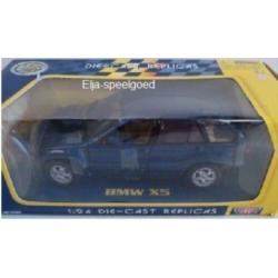 NIEUW 1:24 BMW X5 in de Kleur Blauw modelauto