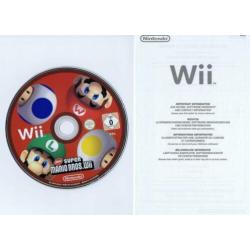 New Super Mario Bros Wii Nieuwstaat Krasvrij incl. boekjes