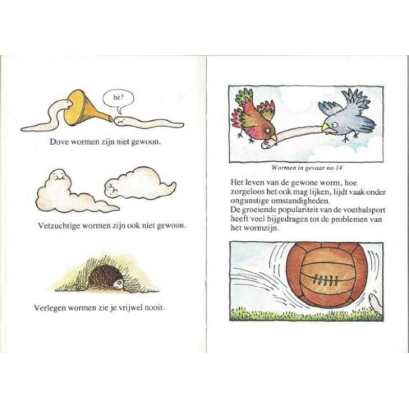 HET WORMENBOEKJE: Janet &Allan Ahlberg *grappig boekje*