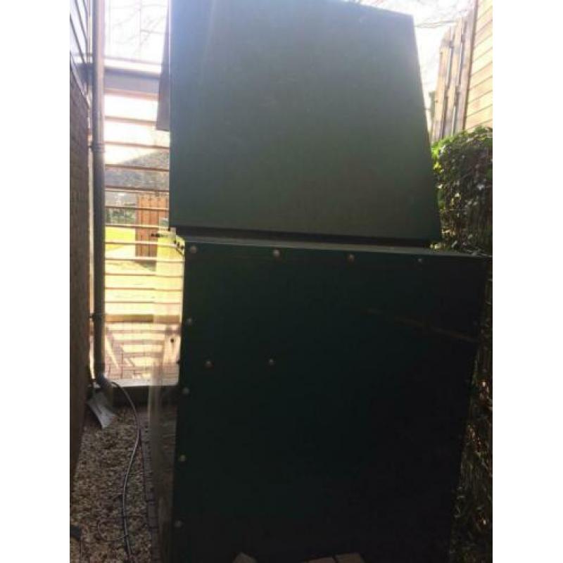 Scootmobiel berging groen 125x165x142