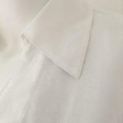 3750 Witte overslag knoop blouse FORECAST; Mt=S/36 Nieuwsta