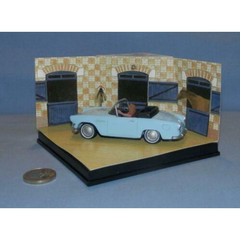 CEC 1/43 : Diorama Simca Océane 1957 voor de Stoeterij