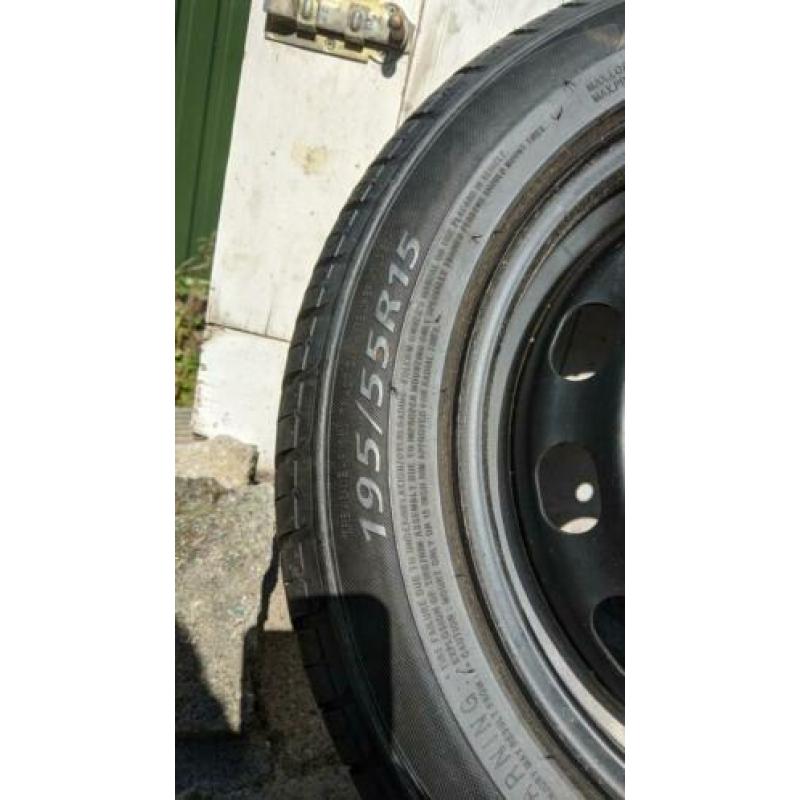 Ford focus mk2 reservewiel met goed band 195/55-15