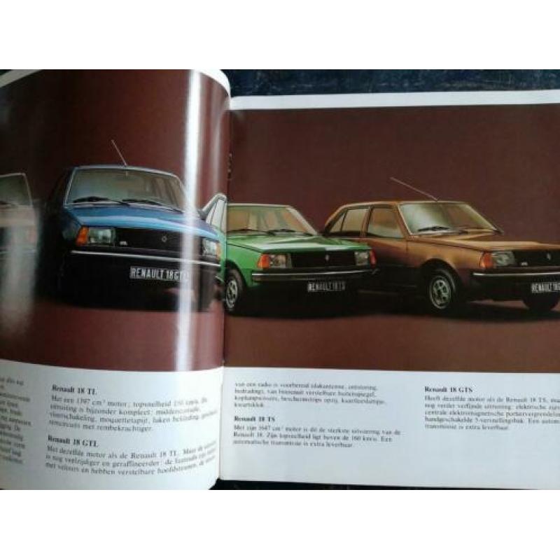 Renault 18 1979 + prijslijst