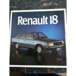 Renault 18 1979 + prijslijst