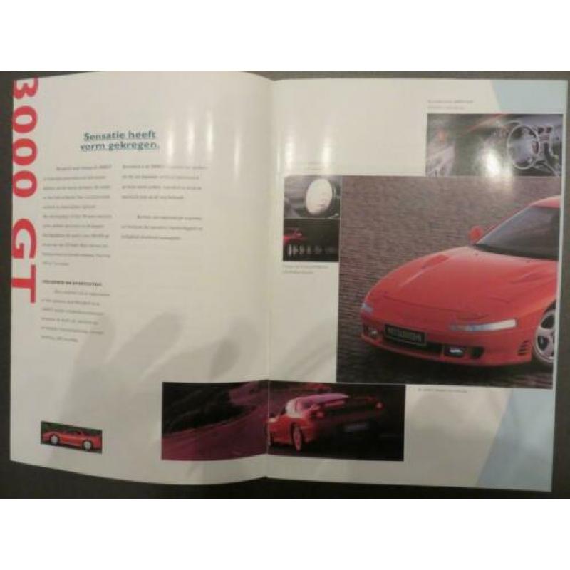 autofolder / brochure Mitsubishi o.a. Galant, Sigma, 3000 GT