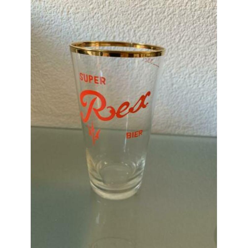 Oud 33 cl bier glas REX BIER