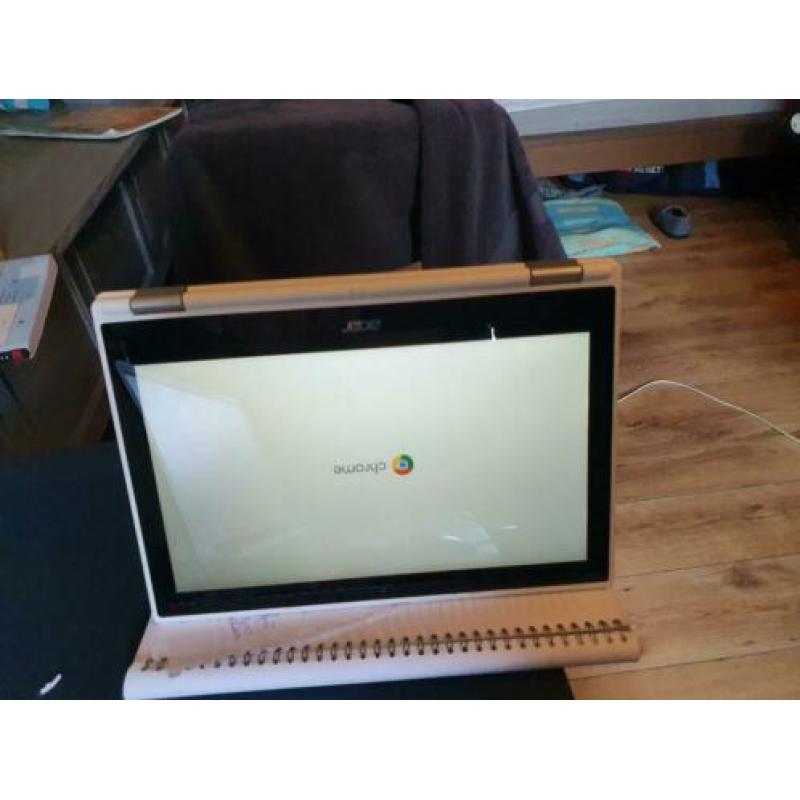 Acer Chromebook, 360 graden draaibaar met touchscreen.