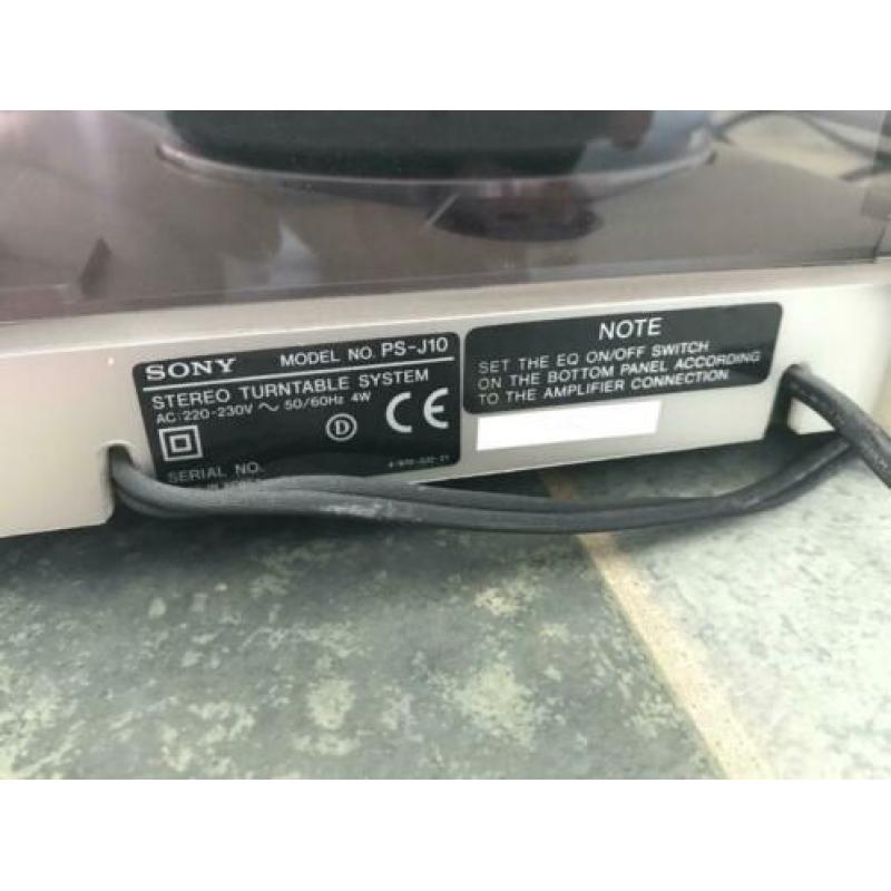 Platenspeler/Pick-up - Sony PS-J10